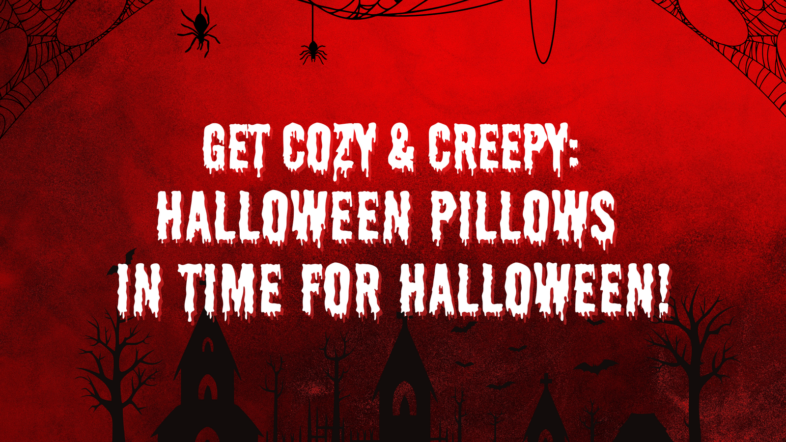 🎃 Get Cozy & Creepy: Halloween Pillows in Time for Halloween! 🎃